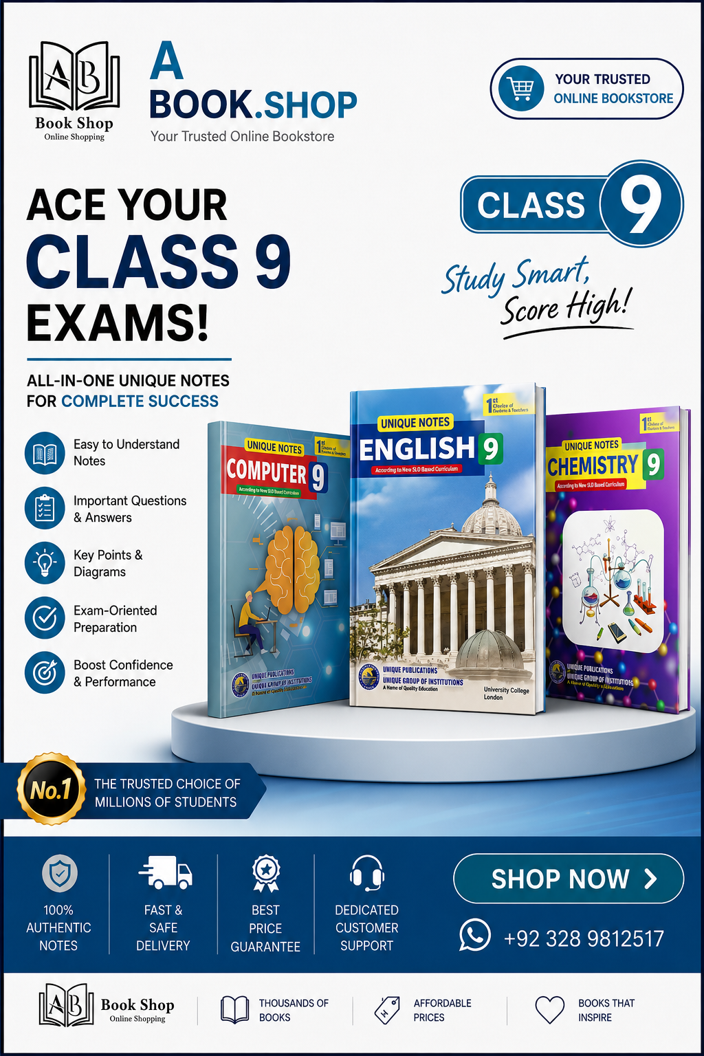 Unique Notes Class 9th