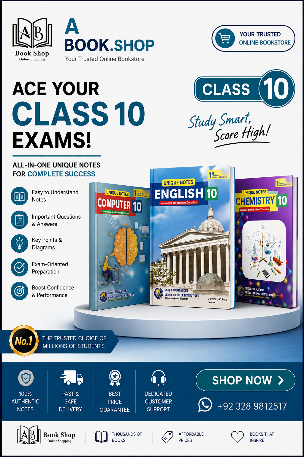 Unique Notes for Class 10th